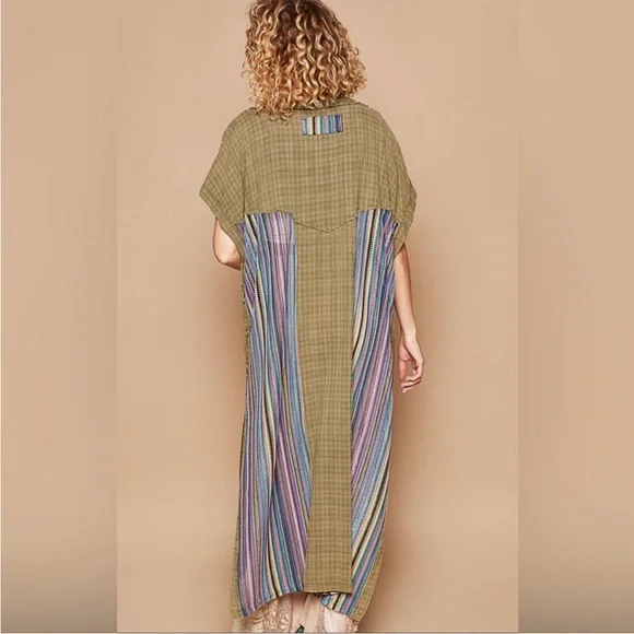 ◾️POL Striped Multicolour Bohemian Kimono - Picture 11 of 15